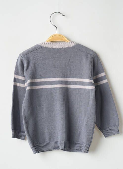 Gilet gris 3 POMMES pour garçon