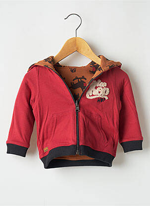 Gilet manches longues rouge CATIMINI garçon