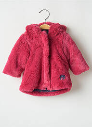 Manteau court violet 3 POMMES fille