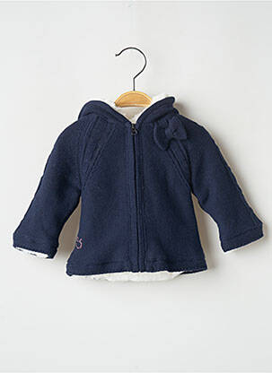 Gilet bleu 3 POMMES fille