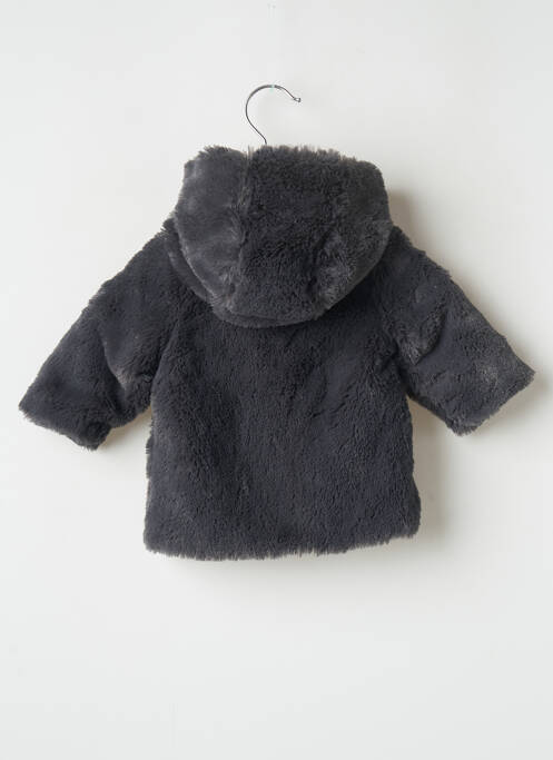 Manteau court gris 3 POMMES pour fille