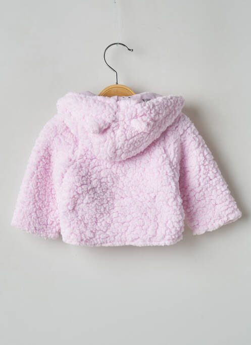 Manteau court rose 3 POMMES pour enfant