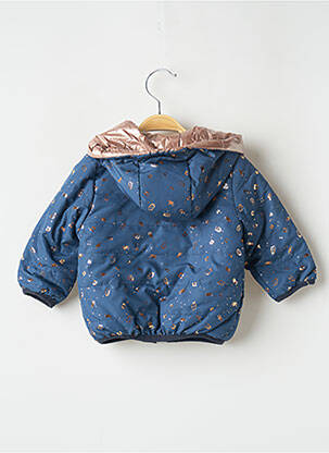 Blouson bleu marine 3 POMMES fille