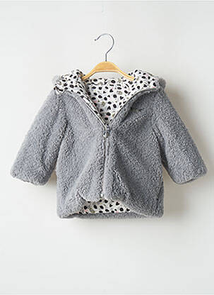 Doudoune gris 3 POMMES fille