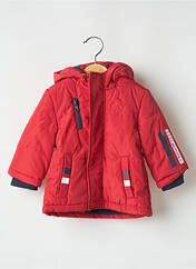 Parka rouge 3 POMMES pour garçon seconde vue