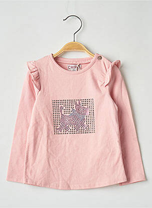 T-shirt rose CHIPIE pour fille