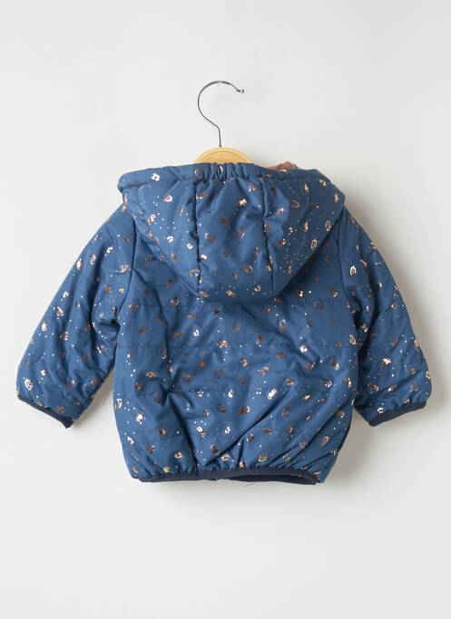 Blouson bleu 3 POMMES pour fille