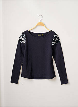 Sweat-shirt bleu BECKARO fille