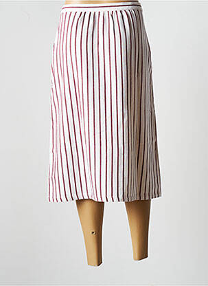 Jupe mi-longue coupe droite beige CHLOÉ STORA femme