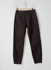 Pantalon large marron LEON & HARPER pour femme seconde vue