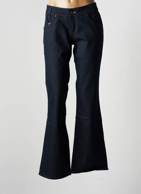 Jean coupe flare coupe droite évasée sur le bas taille normale bleu LEE femme