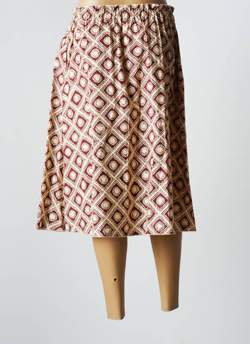 Jupe mi-longue marron CHLOÉ STORA pour femme