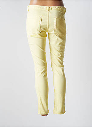 Jeans coupe slim slim taille normale jaune ACQUAVERDE femme