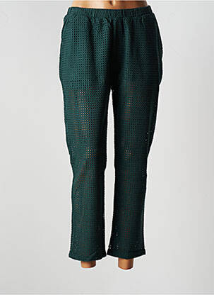 Pantalon 7/8 vert LEÏ-1984 pour femme
