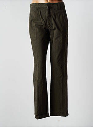 Pantalon chino vert LAURENCE BRAS pour femme