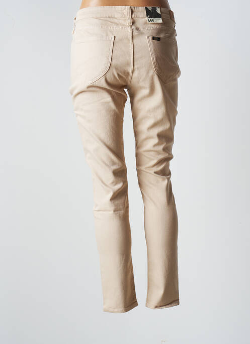 Jeans skinny beige LEE pour femme