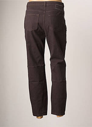 Pantalon slim taille normale taille normale marron LEON & HARPER femme