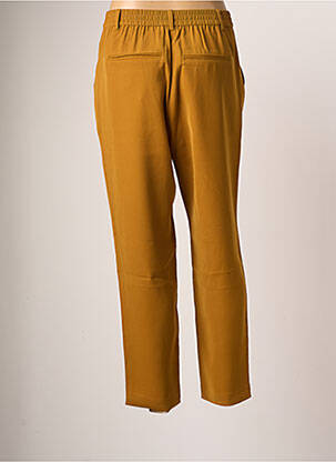 Pantalon chino tissage popeline taille normale jaune SECOND FEMALE femme