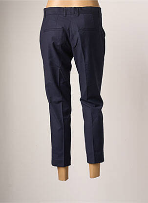 Pantalon chino tissage popeline taille normale bleu HOD femme