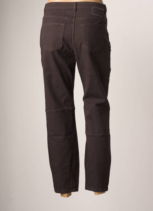 Pantalon slim marron LEON & HARPER femme