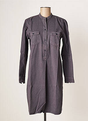 Robe mi-longue manches longues manches longues gris HARTFORD femme