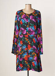 Robe mi-longue coupe fluide manches longues noir ESSENTIEL ANTWERP femme