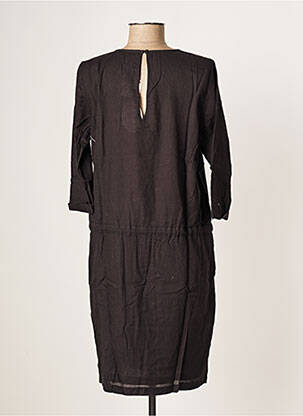 Robe mi-longue manches 3/4 manches 3/4 noir JOLIE JOLIE PAR PETITE MENDIGOTE femme