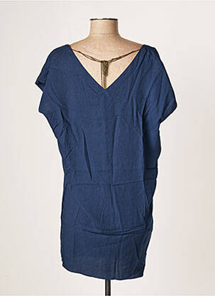 Tunique manches courtes manches manches chauves souris bleu KARMA KOMA femme