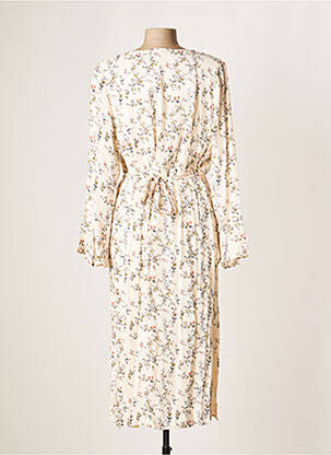 Robe mi-longue imprimé fleurs manches longues rose ESSENTIEL ANTWERP femme