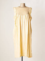 Robe mi-longue sans manche sans manche beige MY SUNDAY MORNING femme