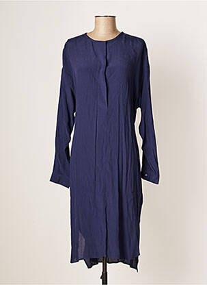 Robe mi-longue bleu POMANDERE pour femme