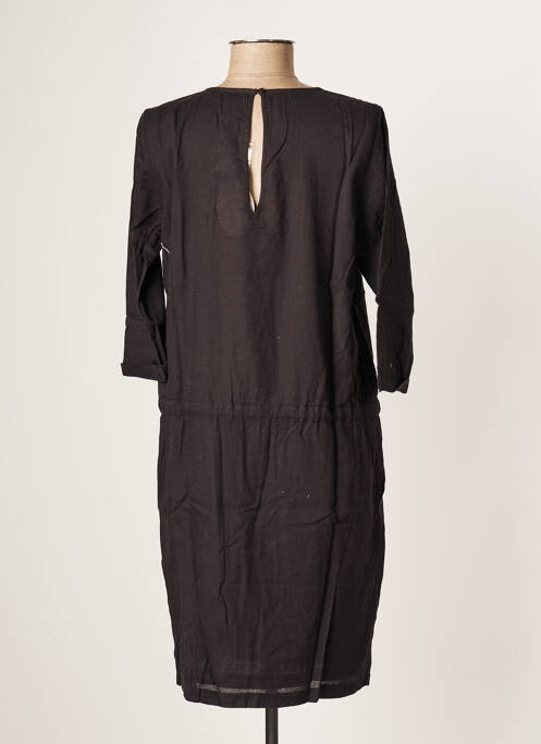 Robe mi-longue manches 3/4 manches 3/4 noir JOLIE JOLIE PAR PETITE MENDIGOTE femme