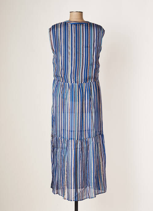 Robe longue bleu SET pour femme