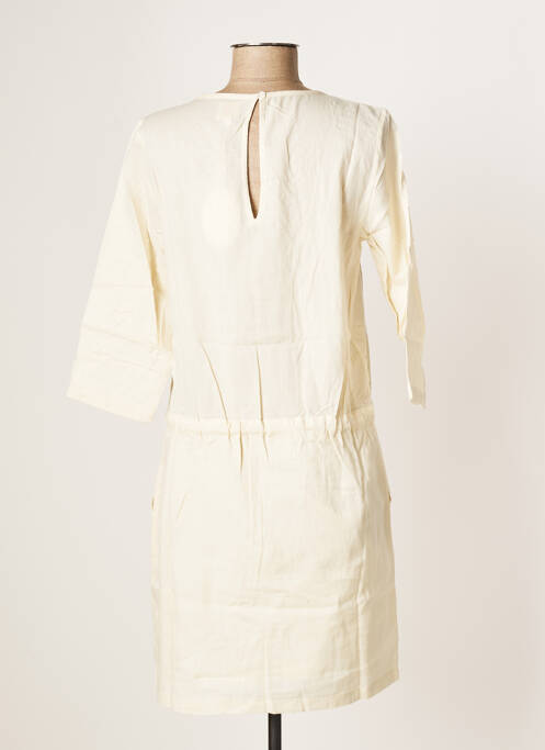 Robe mi-longue beige JOLIE JOLIE PAR PETITE MENDIGOTE pour femme