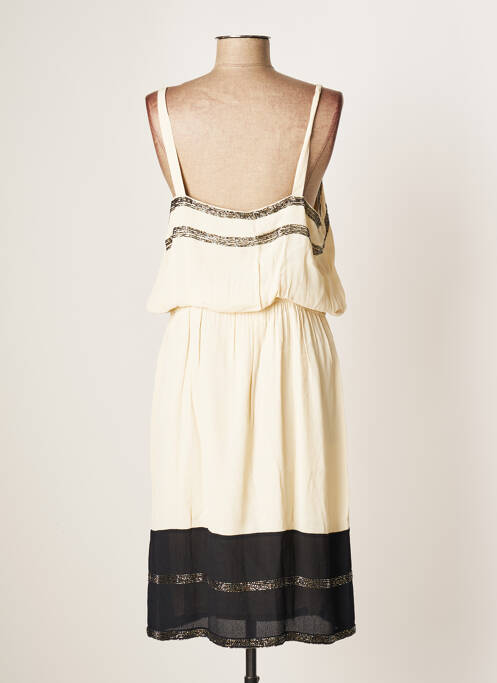 Robe mi-longue beige STELLA FOREST pour femme