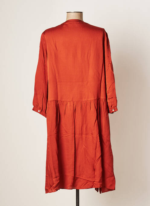 Robe mi-longue marron SET pour femme