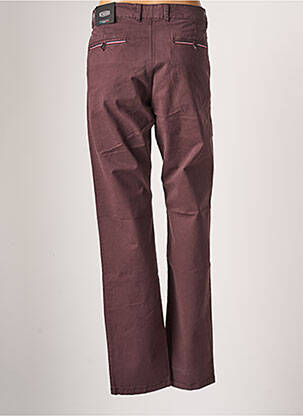 Pantalon chino stretch taille normale violet DELAHAYE homme