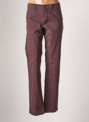 Pantalon chino violet DELAHAYE pour homme
