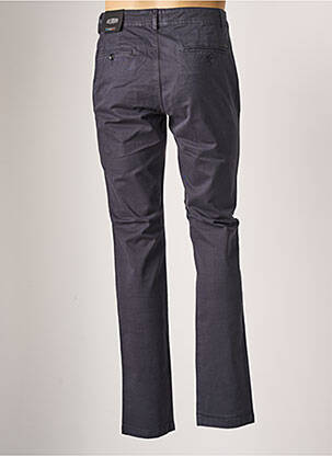 Pantalon chino imprimé imprimé prince de galle taille normale bleu DELAHAYE homme