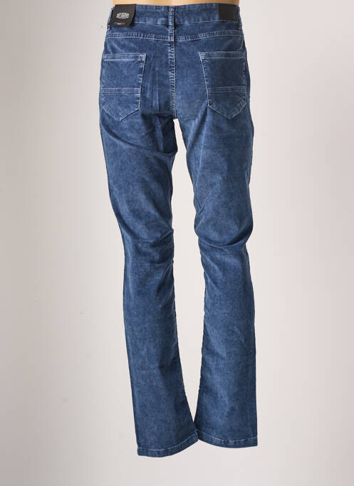 Pantalon slim bleu DELAHAYE pour homme