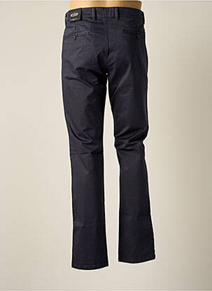 Pantalon chino tissage popeline taille normale bleu DELAHAYE homme