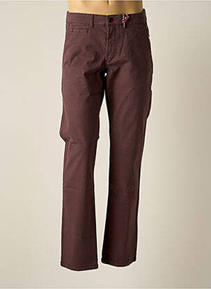 Pantalon chino poches taille normale violet DELAHAYE homme