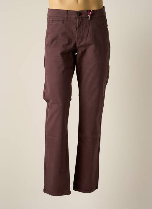 Pantalon chino violet DELAHAYE pour homme