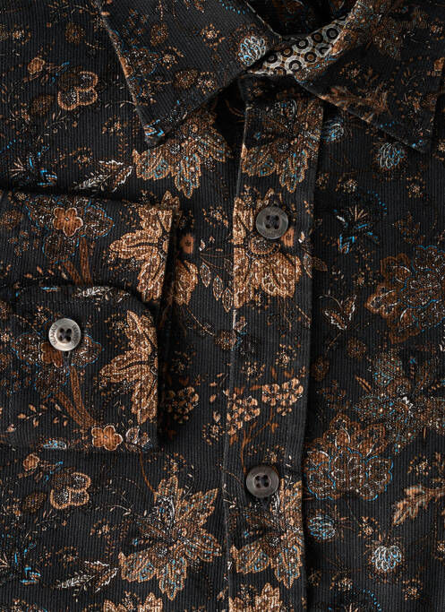 Chemise manches longues gris DELAHAYE pour homme