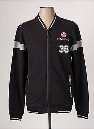 Veste casual resserrée sur le bas noir DELAHAYE homme