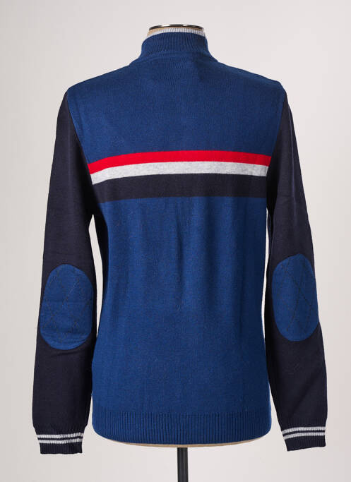 Gilet manches longues bleu DELAHAYE homme