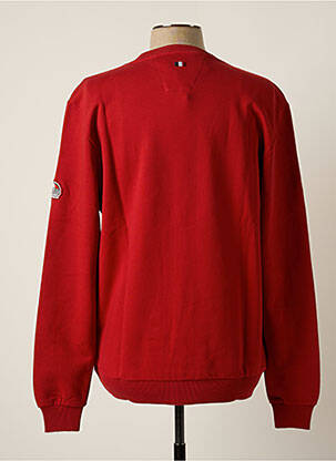 Sweat-shirt stretch manches longues rouge DELAHAYE homme