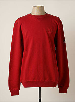 Sweat-shirt rouge DELAHAYE pour homme
