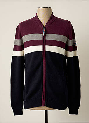 Veste casual manches longues bleu DELAHAYE homme