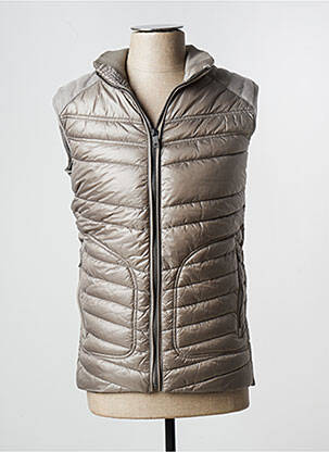 Doudoune poches sans capuche beige DELAHAYE homme
